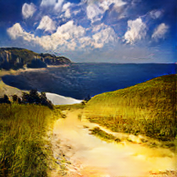 Author's Test Monet → Photo